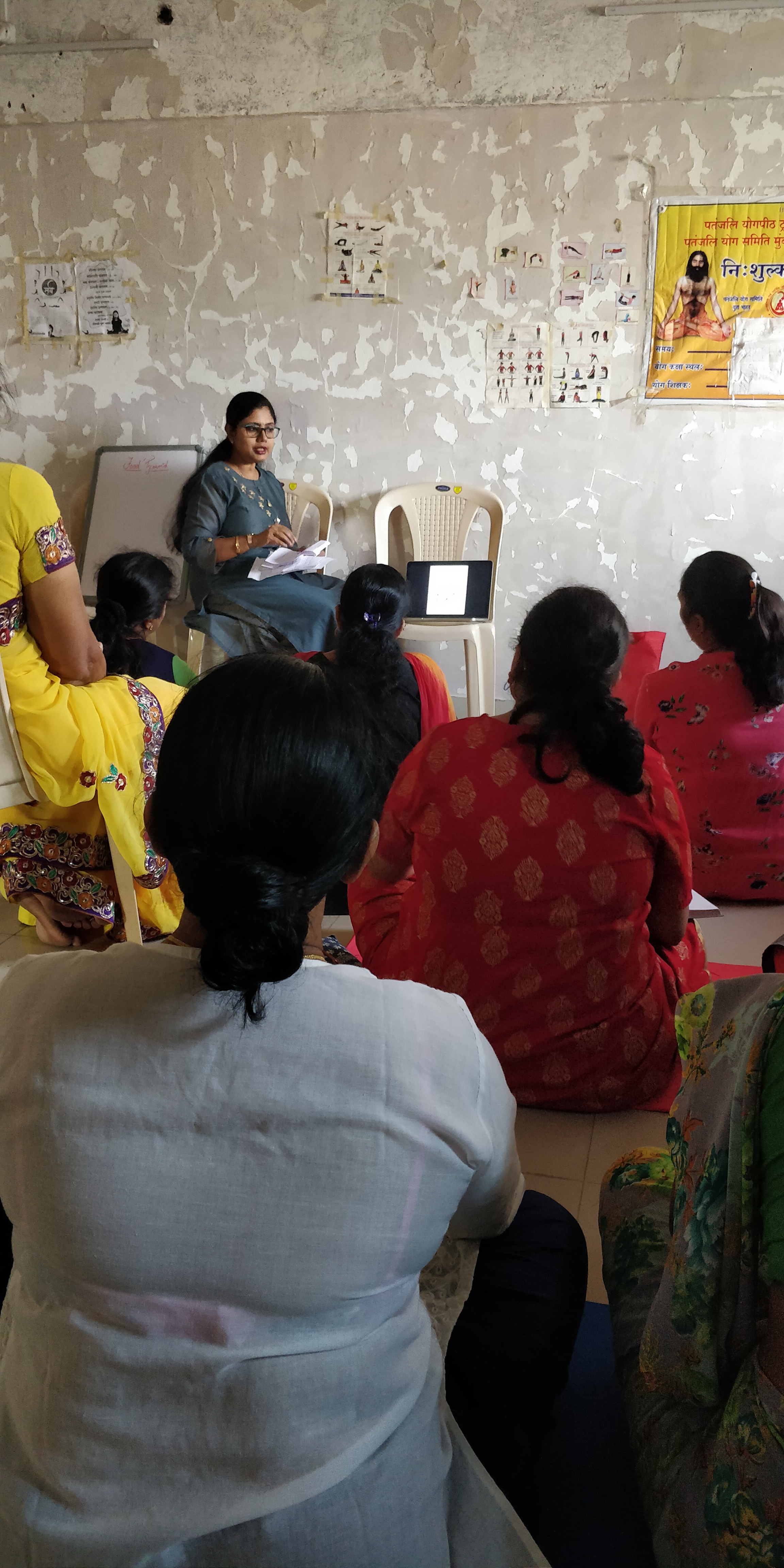 Dietician Sonia Sinha during her session in lower Parel