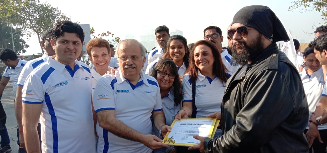 Certicate given to the bikes Rider's who all participated