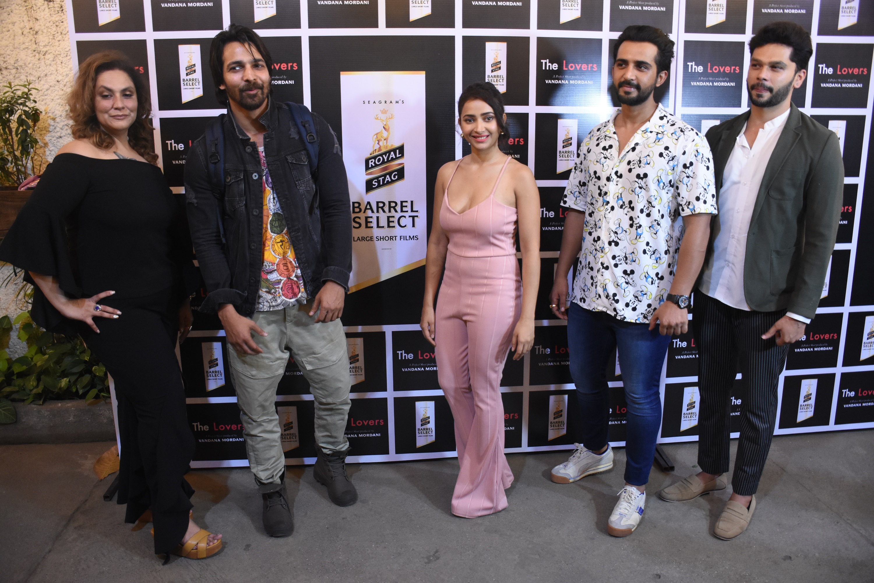 The Lovers starcast at premier of the film organized by Royal Stag Barrel Select Large Short Films.