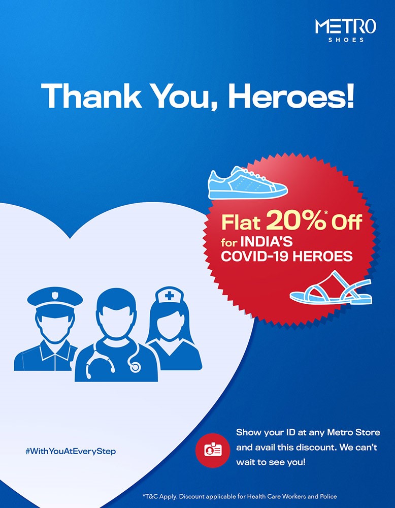 Thank You Heroes! – Says Metro Shoes to 