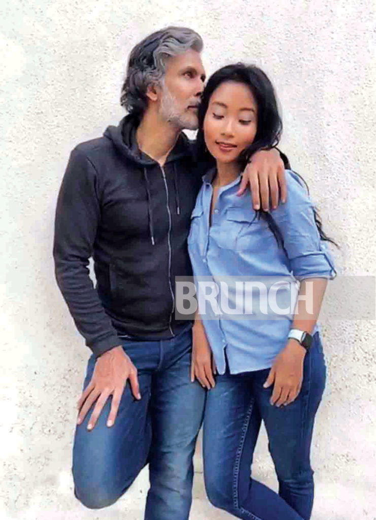 Milind-Soman-with-wife-Ankita-Konwar-shoot-for-HT-Brunch-3-741x1024