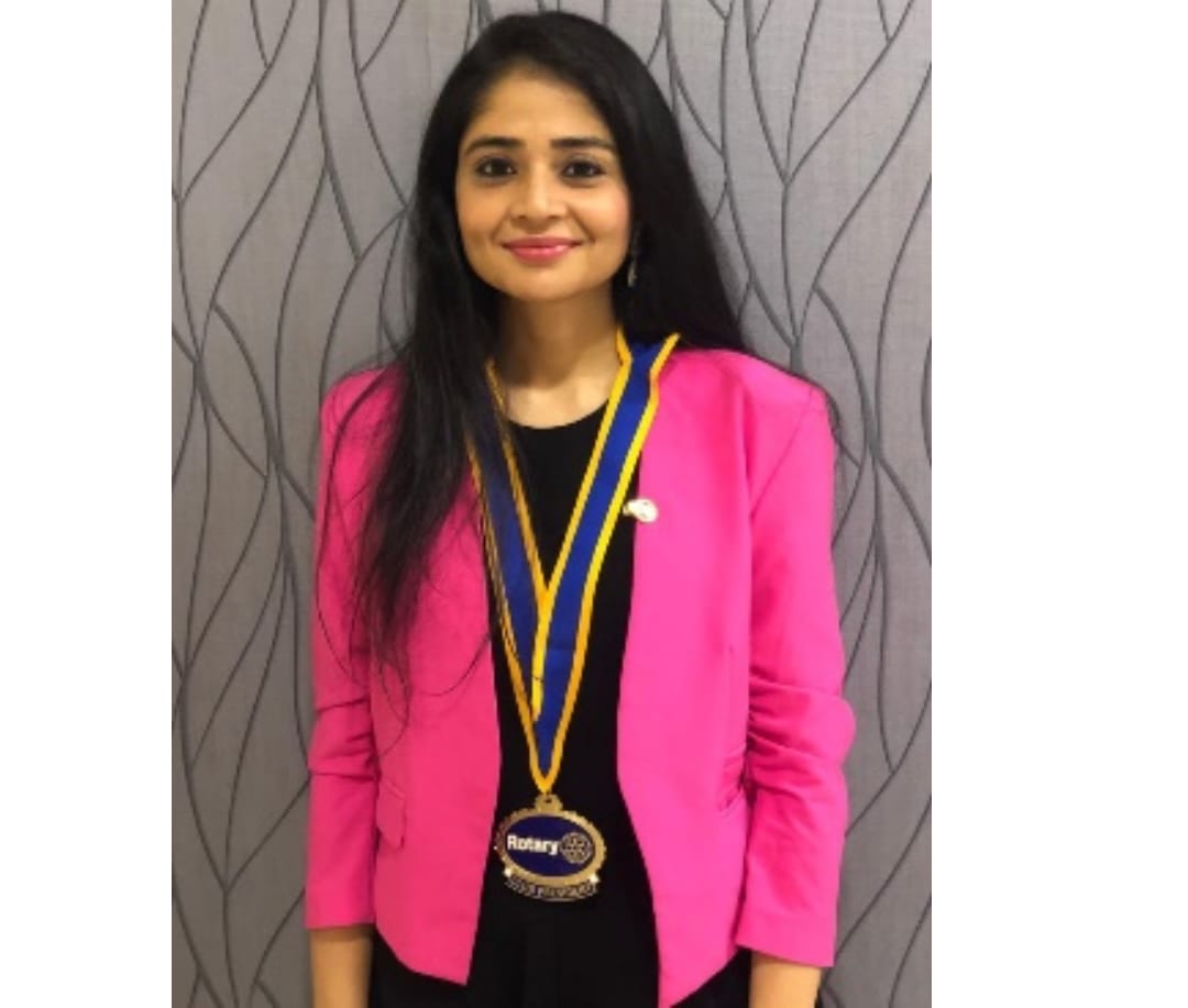 Vision President Rtn Prachi Ajmera for the year 2020-21 -Photo By GPN