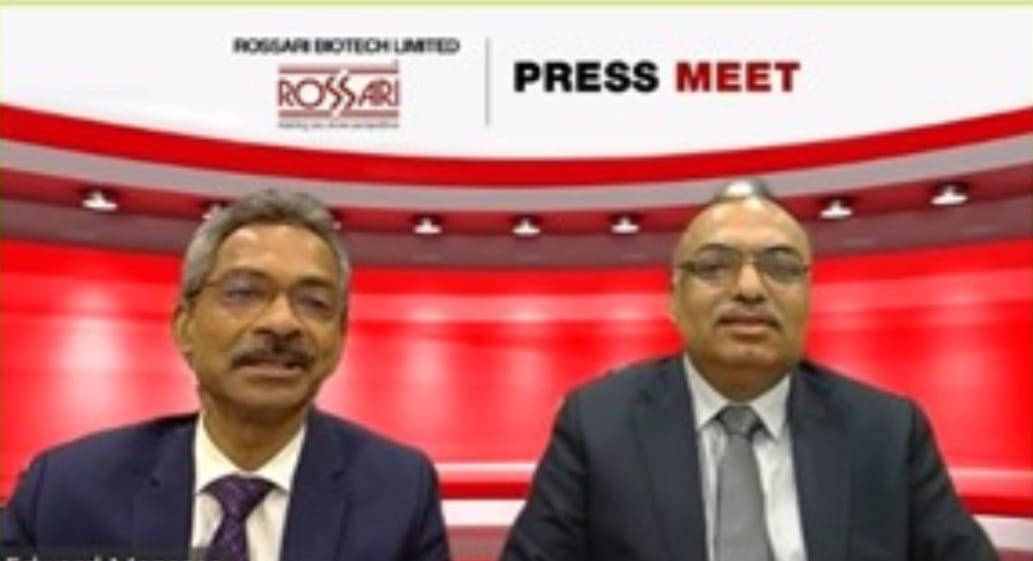 Mr. Edward Menezes-Executive Chairman and Mr. Sunil Chari - Managing Director of Rossari Biotech Limited -Photo By GPN