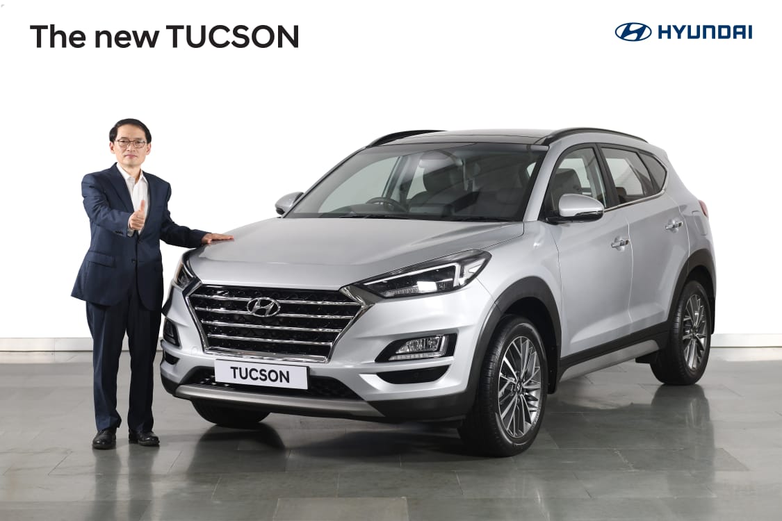 Mr S S Kim, MD & CEO, Hyundai Motor India Ltd at the launch of The new TUCSON -Photo By GPN