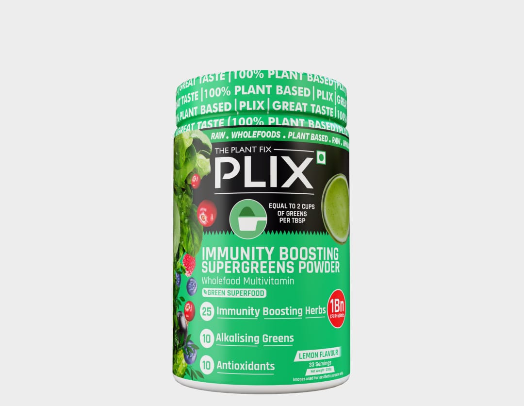 Plix introduces first of its kind ‘Immunity Boosting Supergreens’ - "Plix Supergreens" all-nutrition product blend of 45 ingredients