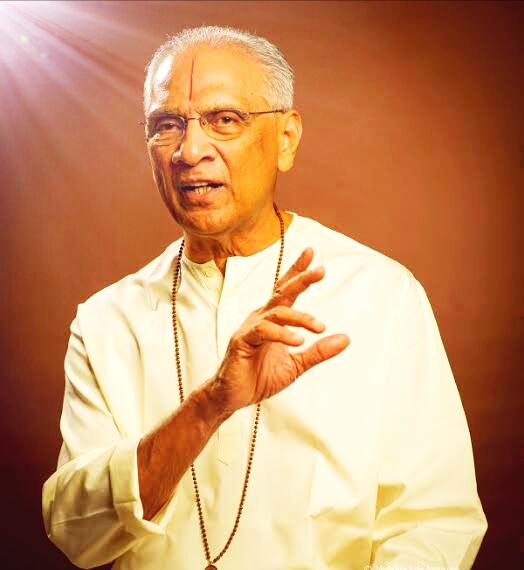 93 year-old Swami A. Parthasarathy- Indian philosopher, Author of 'Vedanta Treatise-The Eternities' -Photo By GPN