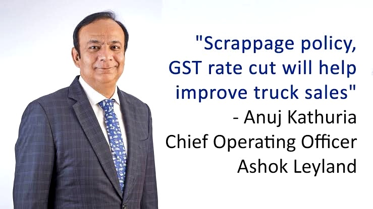 Mr. Anuj Kathuria, COO, Ashok Leyland -File Photo GPN