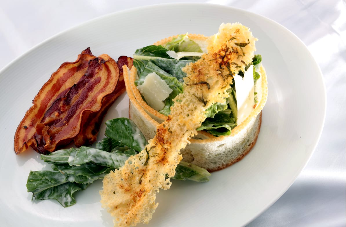 Caesar Salad Celeste at the Taj Falaknuma Palace
