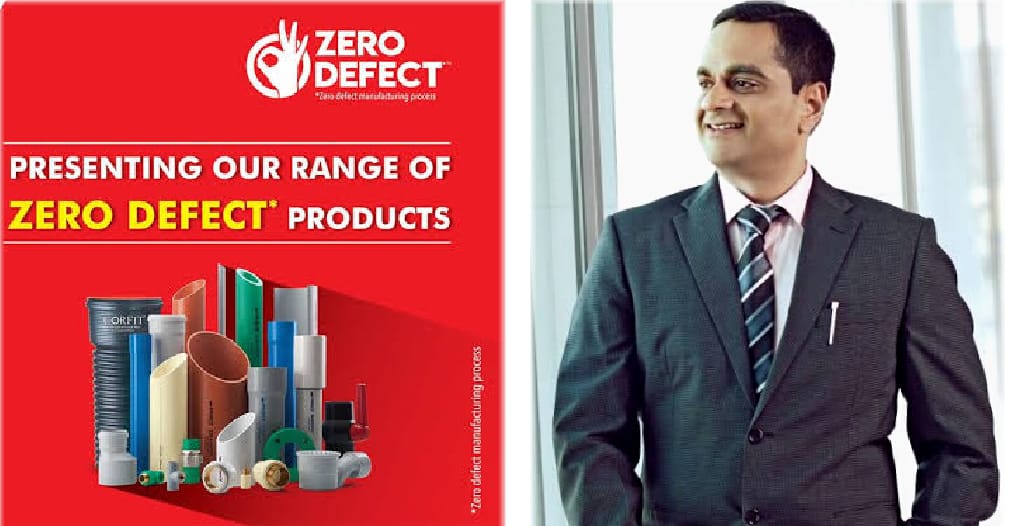 Mr. Parag Chheda, Executive Director of Prince Pipes and Fittings Limited
