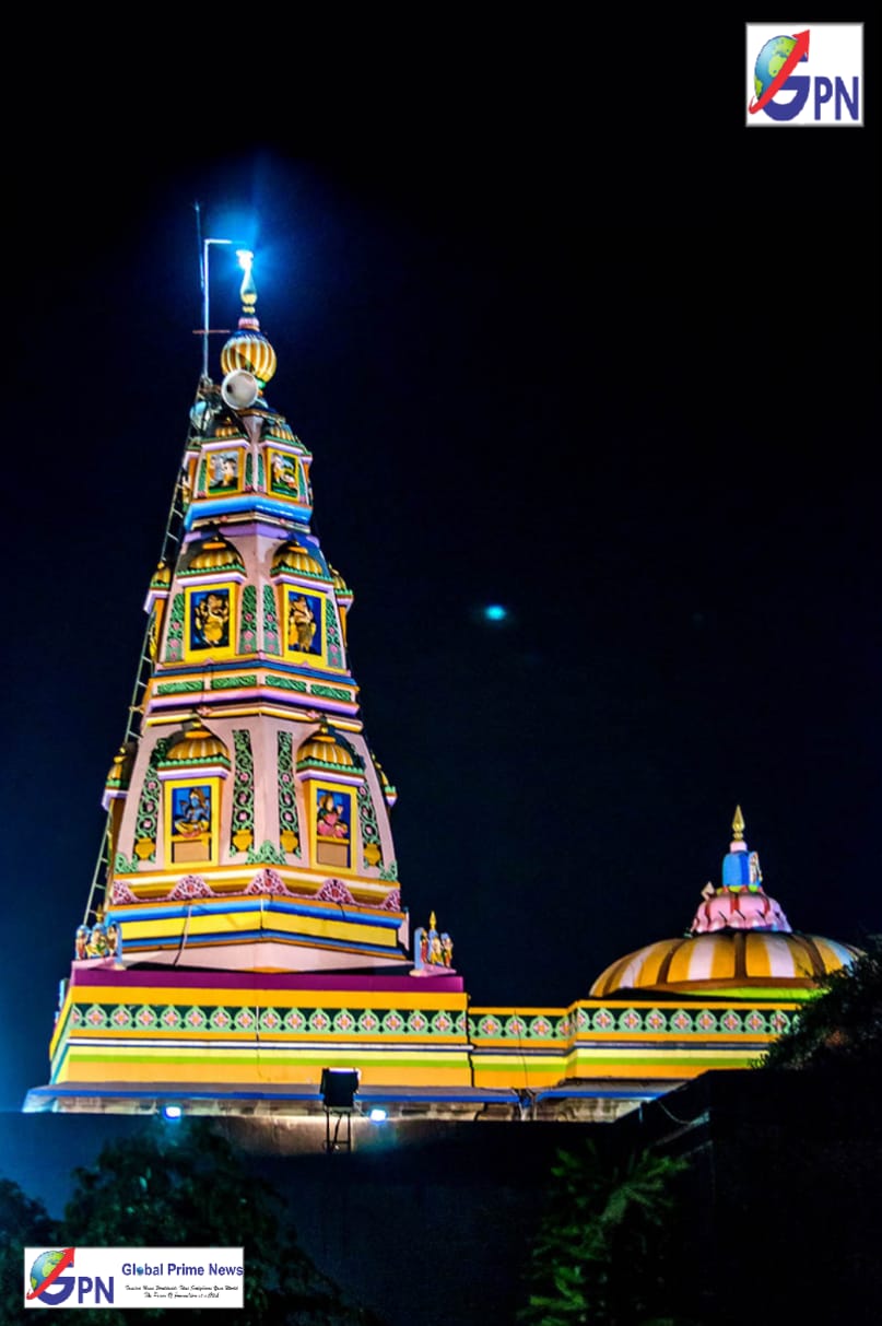 Shri Vignahar Temple Shikar at Night