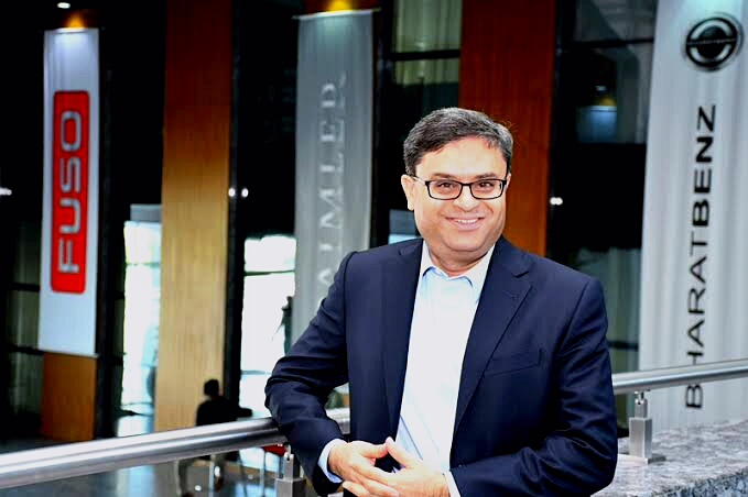 Mr. Satyakam Arya, Managing Director & CEO, Daimler India Commercial Vehicles -Photo By GPN