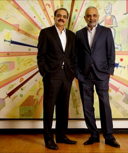 (L-R): Mr. Shyam S. Bhartia, Chairman and Mr. Hari S. Bhartia, Co-Chairman, Jubilant FoodWorks Limited -Photo By GPN-Photo By GPN