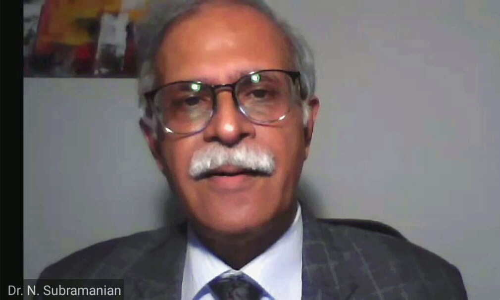 Dr. N. Subramanian, Chairman, Health Committee, PHD Chamber of Commerce & Industry (PHDCCI) -Photo By GPN