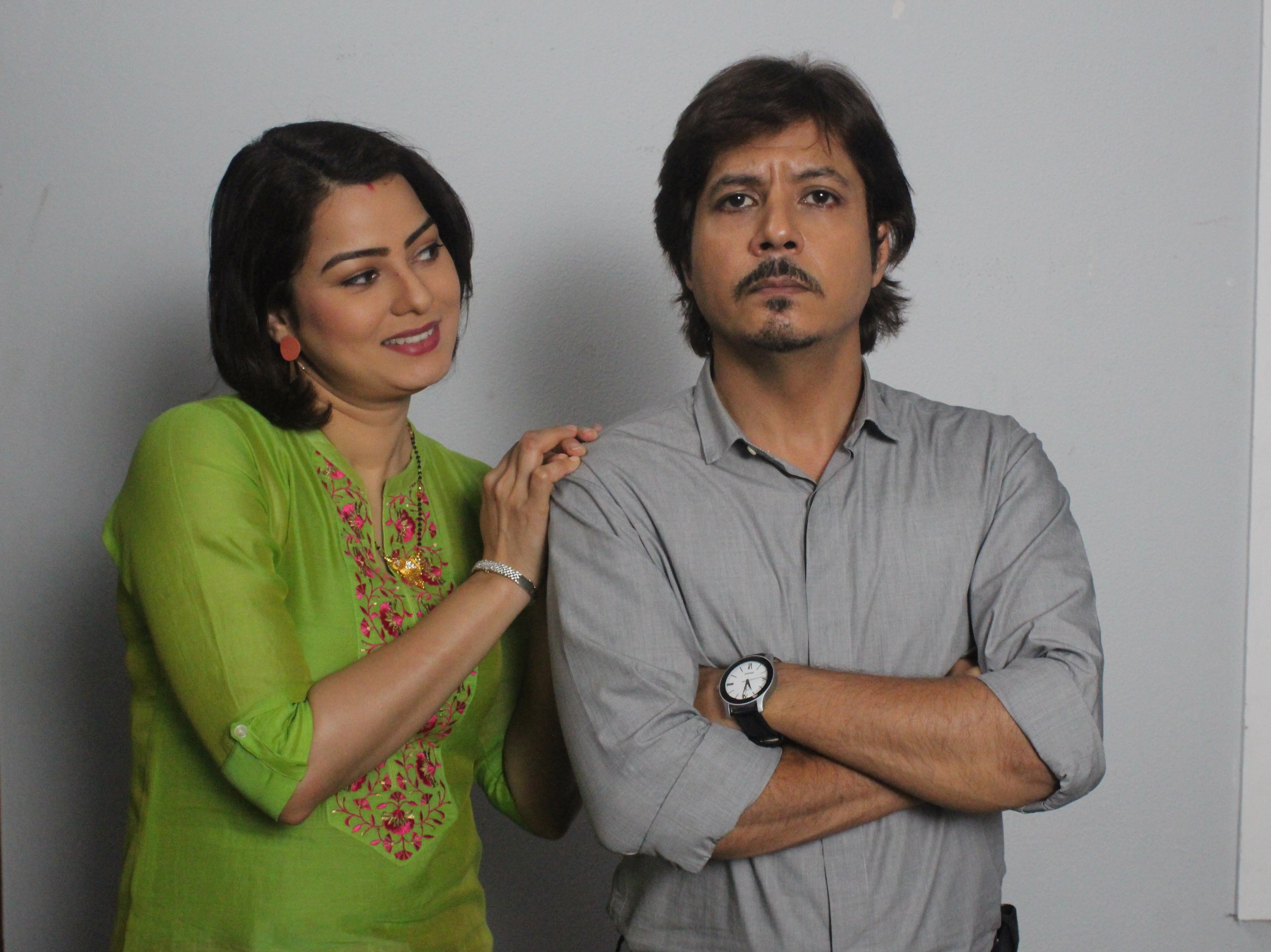 Amit Mistry as Vijay and Urmila Tiwari as Anita in Sony SABs Maddam Sir -Photo By GPN