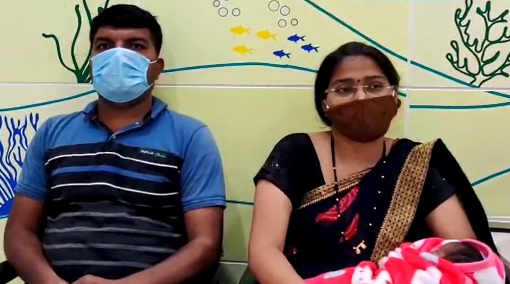 Baby of Sonal Pawar at Narayana Health – SRCC Children’s Hospital