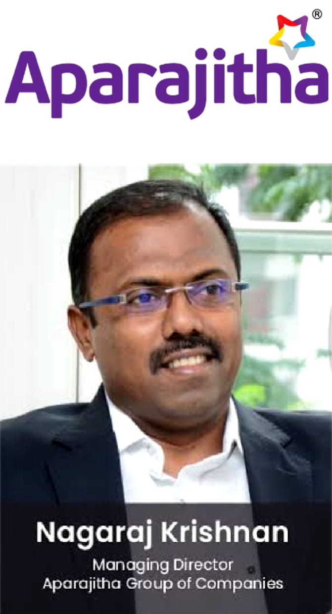 Mr. Nagaraj Krishnan, Managing Director, Aparajitha Corporate Service Private Limited