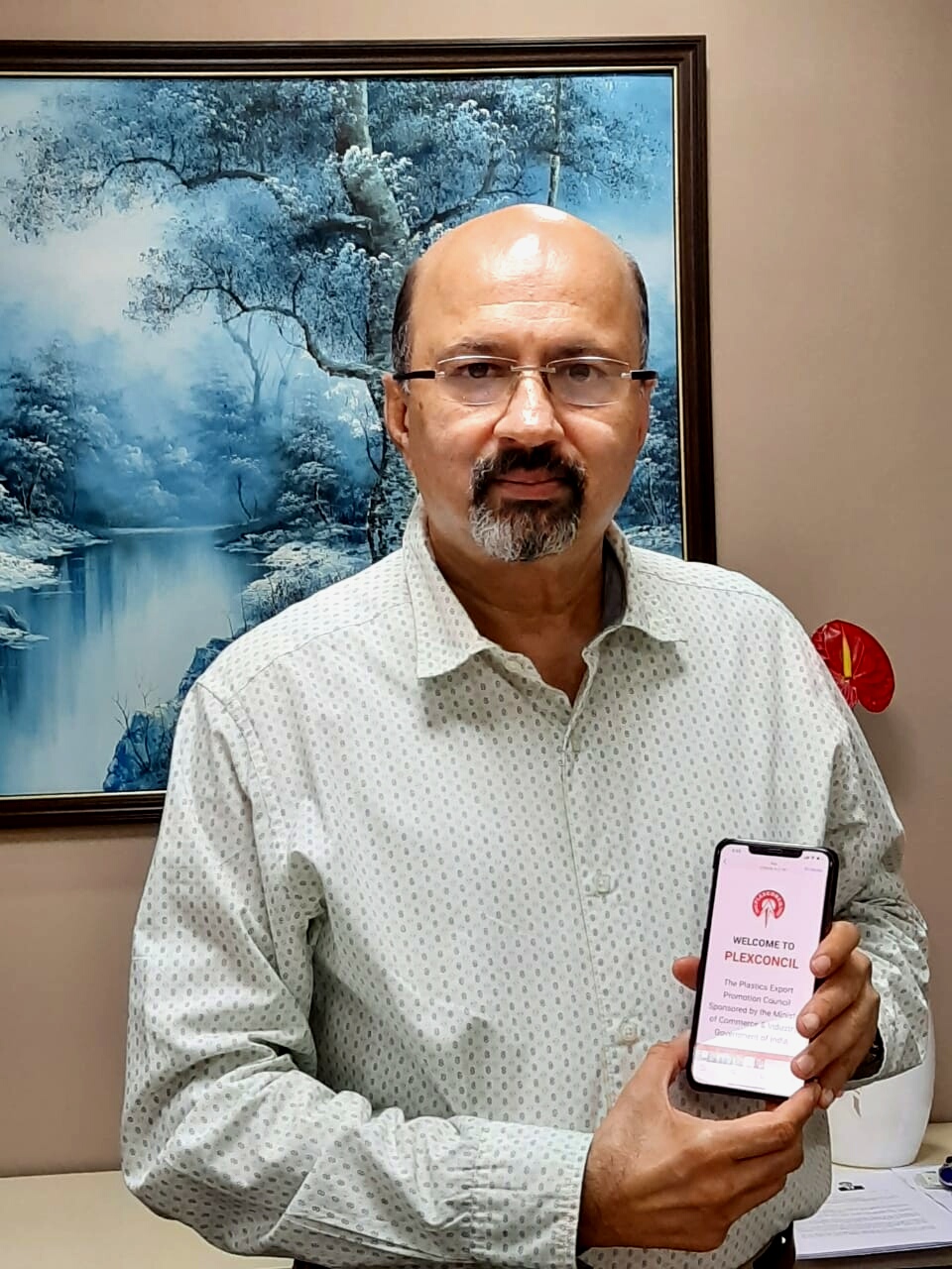 Mr. Ravish Kamath, Chairman, PLEXCONCIL -Photo By GPN
