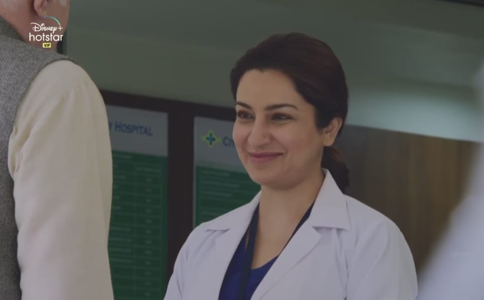 Tisca Chopra (Surgeon Dr. Mira) Hotstar Specials show Hostages- Season 2 directed by Sudhir Mishra