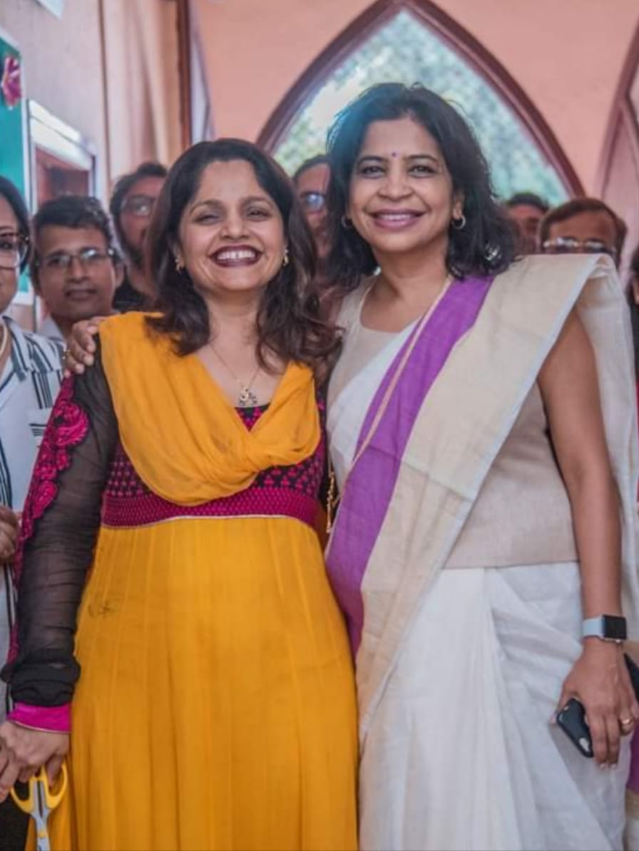 L-R: Dharini Upadhyaya with Tanuja Gomes, Co-founder and Co-CEO of Furtados School of music -File Photo GPN