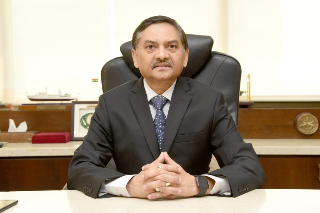 Vice Admiral, Narayan Prasad, CMD, Mazagon Dock Shipbuilders Ltd