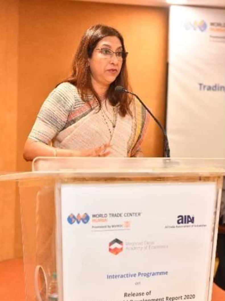 Ms. Rupa Naik, Senior Director, MVIRDC World Trade Center Mumbai 