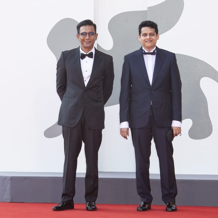 CHAITANYA TAMHANE AND VIVEK GOMBER AT THE 77th VENICE INTERNATIONAL FILM FESTIVAL