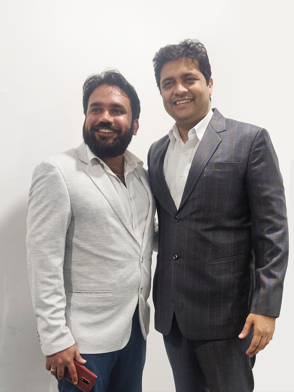 L-R: Tarun Sharma and Vikas Lachhwani, Founders, mCaffeine, India’s 1st Caffeine infused skin and hair care brand for the bold, young and confident which is positioned as a gender neutral brand for emerging and evolving millennials - Photo By GPN