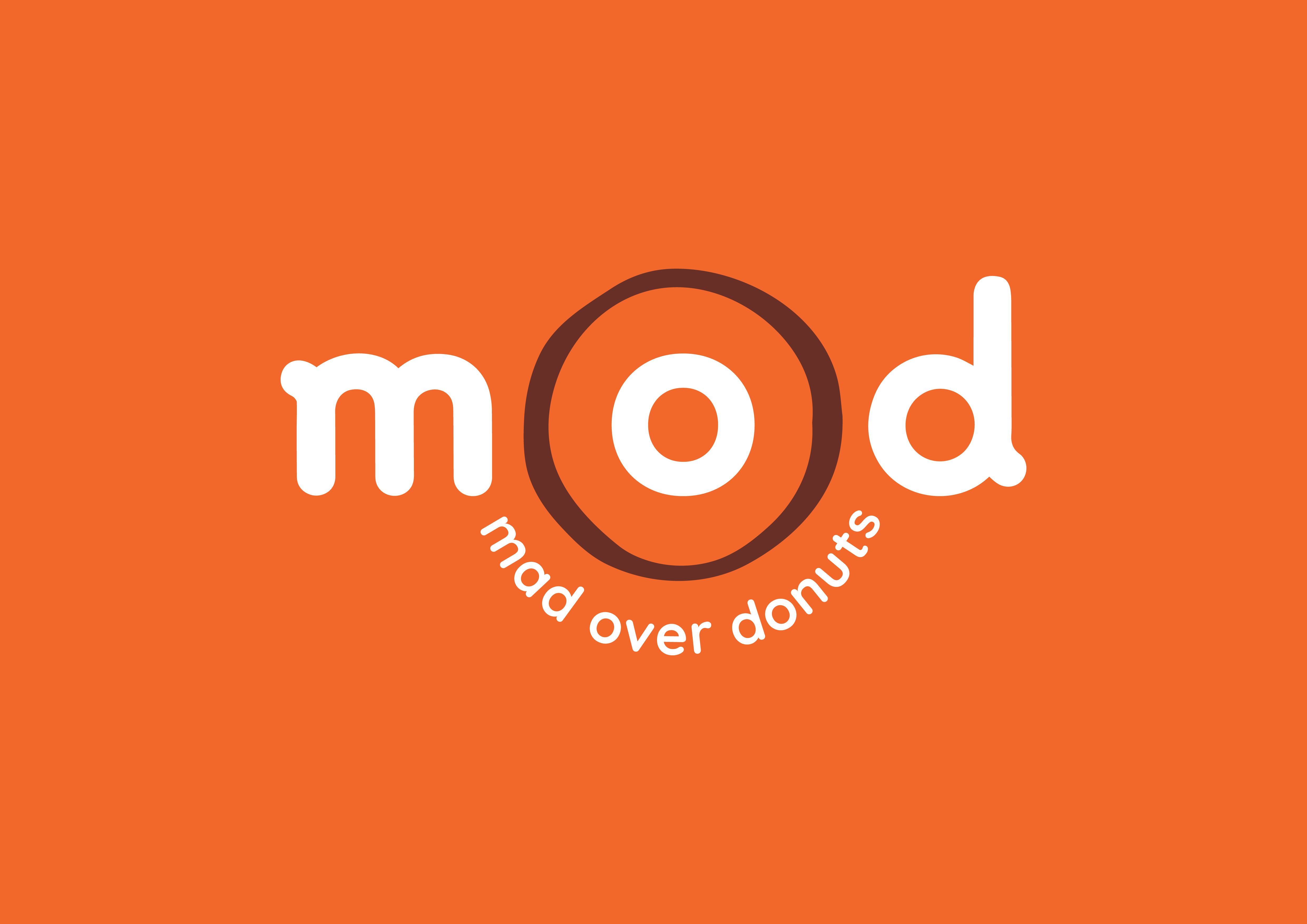 mad over donuts 'MOD' LOGO