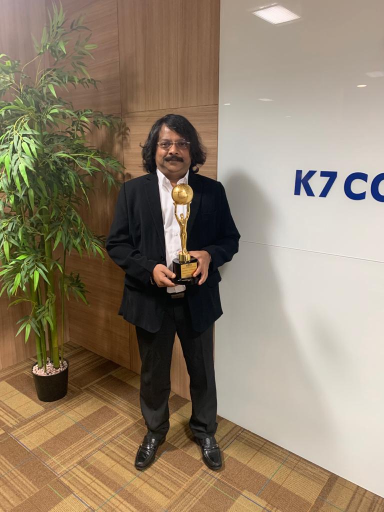 Mr. J Kesavardhanan – Founder & CEO of K7 Computing Wins "Entrepreneur of the Year Award 2020" from The Times of India