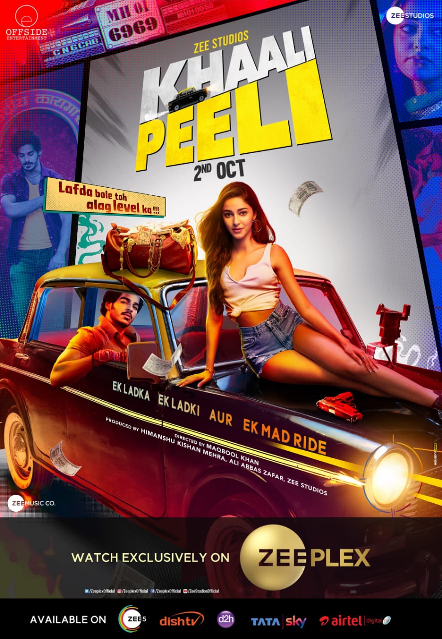 Khaali Peeli movie will be released on Zee Plex on 2nd October