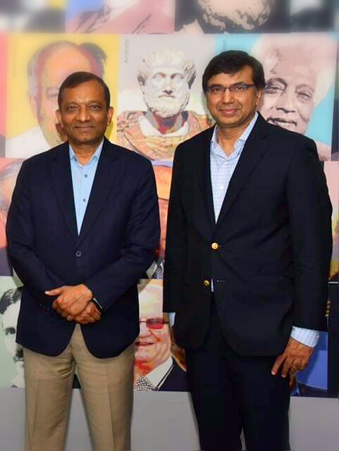L-R: Dr. Pawan Goenka, MD and CEO, Mahindra & Mahindra with Mr. Rajesh Jejurikar, Executive Director, Auto & Farm Sectors, M&M -File Photo (Mahindra Group 75th anniversary)