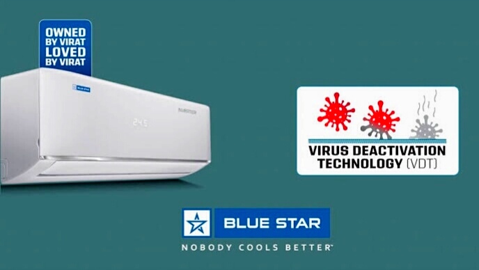 BLUE STAR'S NEW RANGE with Virus Deactivation Technology (VDT)