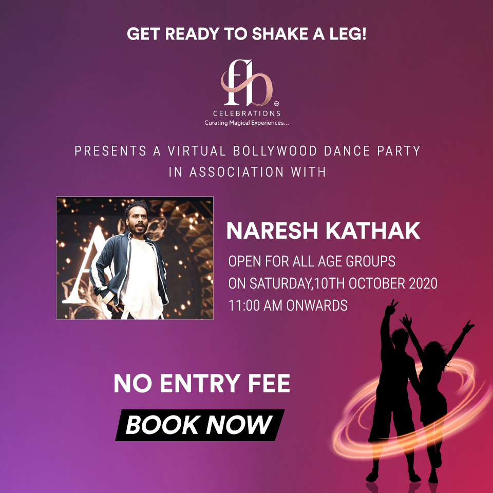 Virtual Bollywood Dance Party with Naresh Katha