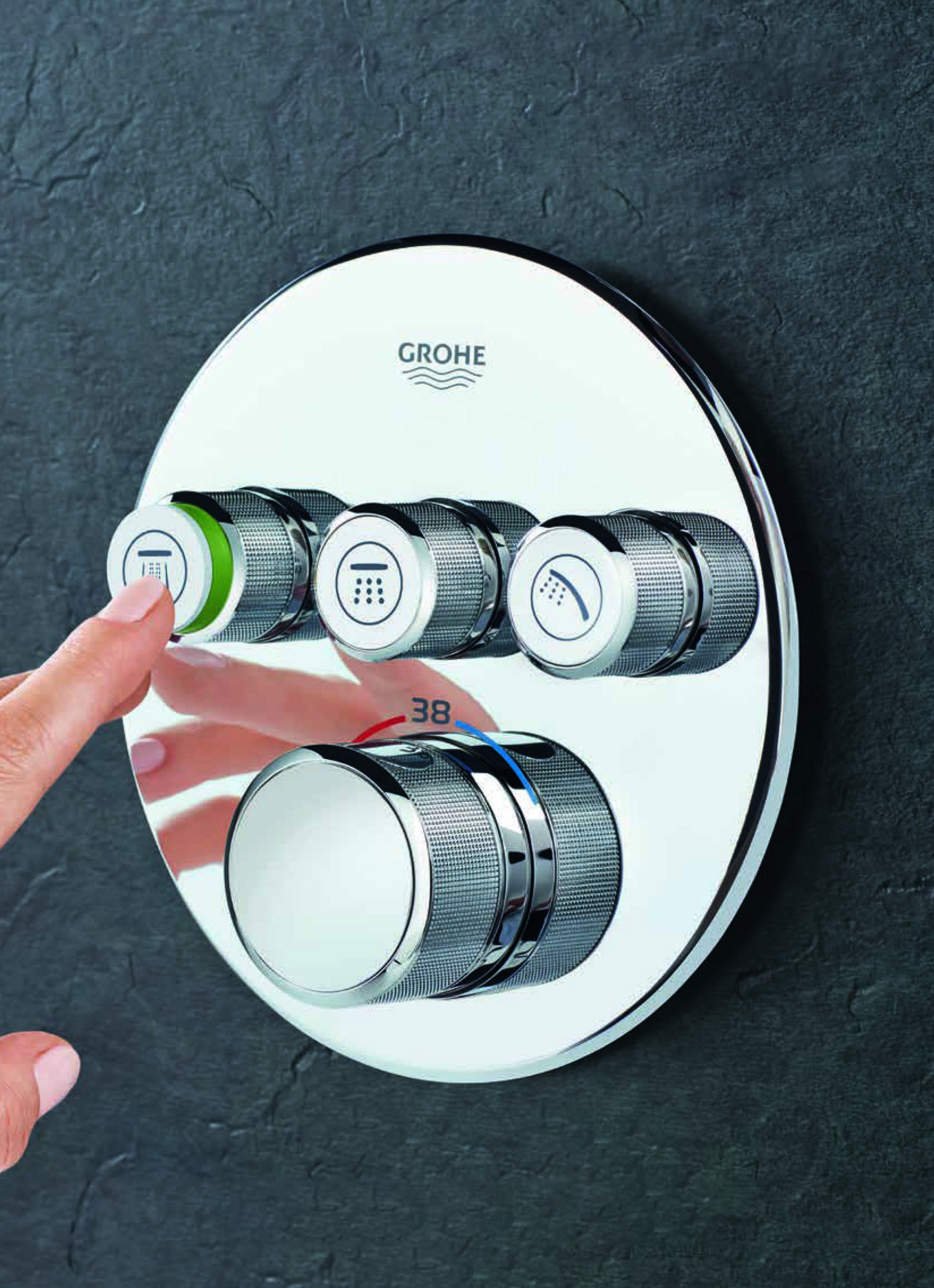 Встроенный душа grohe. Термостат Grohe Grohtherm SMARTCONTROL. Grohe SMARTCONTROL 34705000. Grohe Grohtherm SMARTCONTROL 34706000. Душевой комплект Grohe Grohtherm SMARTCONTROL.