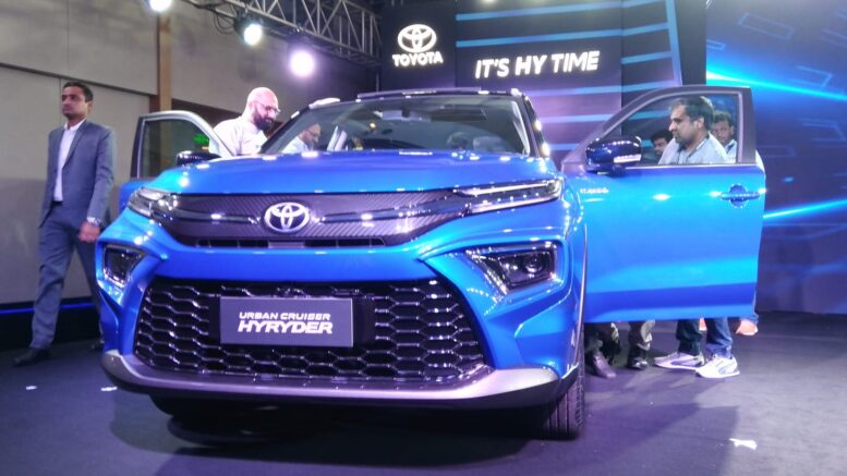 Toyota Kirloskar Motor showcased its new B-SUV ‘The Urban Cruiser ...