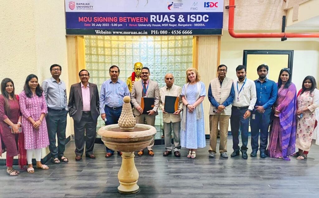 Ramaiah University Of Applied Sciences Extends Partnership With ISDC To ...