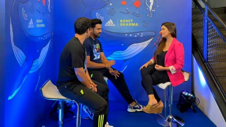 ADIDAS WITH ROHIT SHARMA TO LAUNCH SUSTAINABLE APPAREL COLLECTION FOR THE INDIAN MARKET, THE EVENT WAS HELD AT ADIDAS EXCLUSIVE STORE IN LINKING ROAD KHAR, MUMBAI Global Prime News