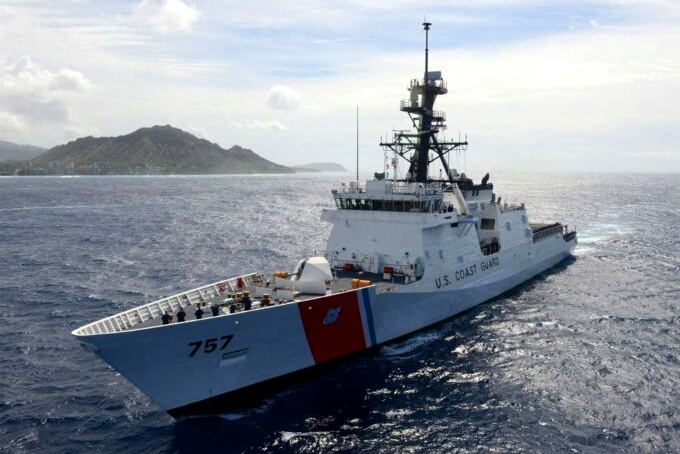United States Coast Guard Cutter (USCGC) Midgett during its Indo-Pacific Mission, at Chennai Port, Friday, Sept. 16, 2022.
