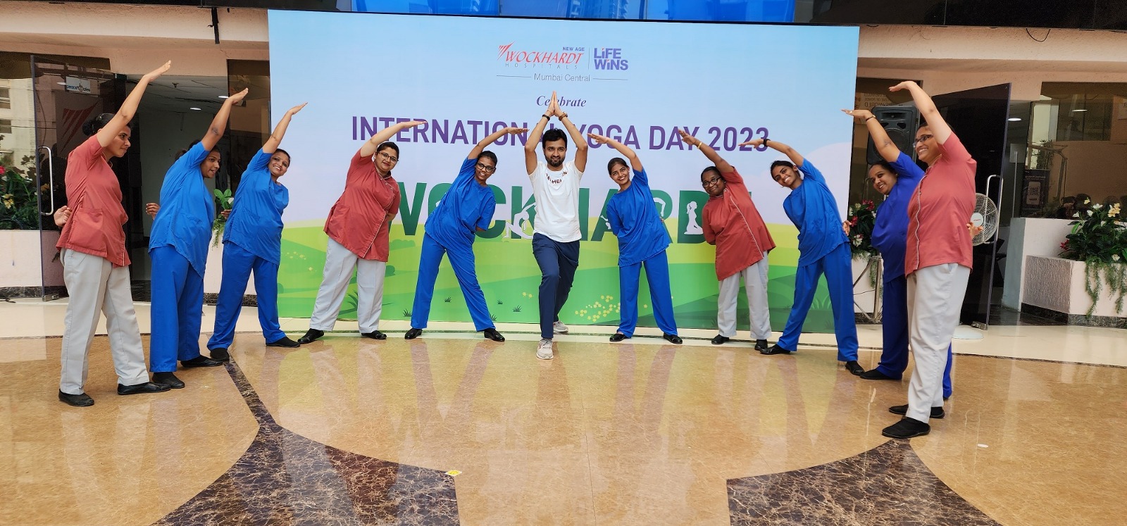 Wockhardt Hospitals Mumbai Central Celebrates Yoga with Fashion on Worldwide Yoga Day conducts Yoga Meets Melody: ‘Musical Yoga Session’ to Promote Health
