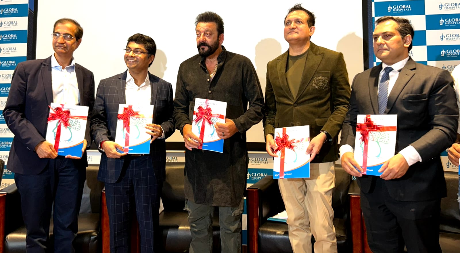 World Stroke Day 2023 was marked with a special tribute and book launch to Felicitate and Honor Stroke Survivors Resilience by Global Hospital, Lower Parel, Mumbai and Bollywood Star Sanjay Dutt - Photo By GPN 