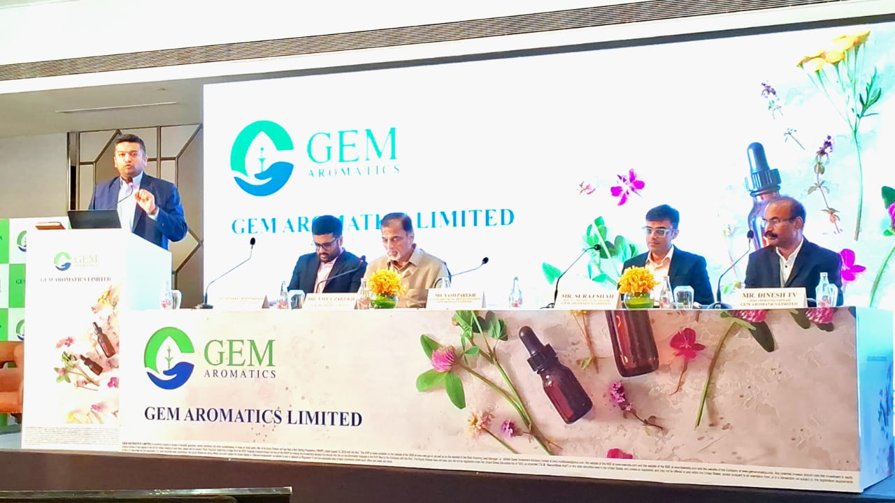 Gem Aromatics Limited s IPO Opens On Tuesday 19 August 2025 Price Band Gem Aromatics Limited s IPO Opens On Tuesday 19 August 2025 Price Band